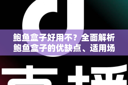 鲍鱼盒子好用不？全面解析鲍鱼盒子的优缺点、适用场景与选购技巧