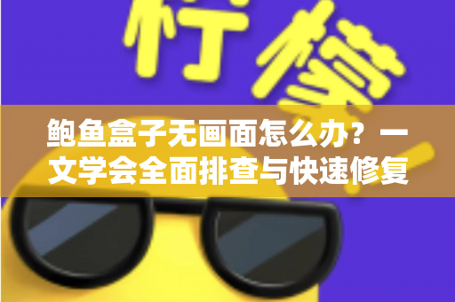 鲍鱼盒子无画面怎么办?一文学会全面排查与快速修复的实用指南 鲍鱼盒子无画面怎么办?一文学会全面排查与快速修复的实用指南