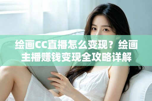 绘画CC直播怎么变现？绘画主播赚钱变现全攻略详解