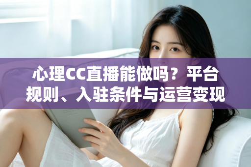 心理CC直播能做吗？平台规则、入驻条件与运营变现全攻略