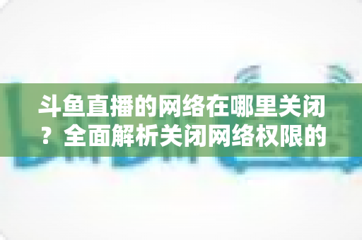 斗鱼直播的网络在哪里关闭?全面解析关闭网络权限的详细步骤与实用技巧 斗鱼直播的网络在哪里关闭?全面解析关闭网络权限的详细步骤与实用技巧