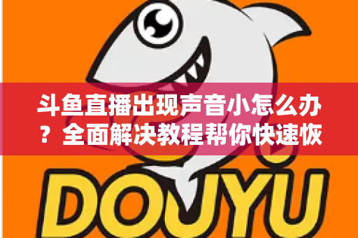 斗鱼直播出现声音小怎么办？全面解决教程帮你快速恢复音量