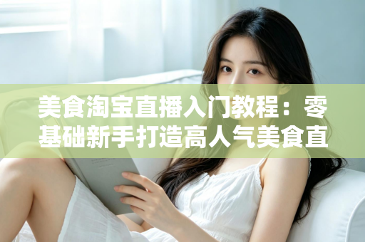 美食淘宝直播入门教程:零基础新手打造高人气美食直播间的完整实战指南 美食淘宝直播入门教程:零基础新手打造高人气美食直播间的完整实战指南