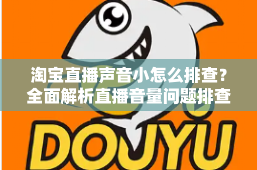 淘宝直播声音小怎么排查？全面解析直播音量问题排查方法与解决方案