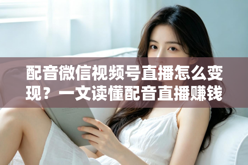 配音微信视频号直播怎么变现？一文读懂配音直播赚钱的实用方法与运营技巧
