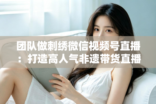 团队做刺绣微信视频号直播:打造高人气非遗带货直播间的完整实战指南 团队做刺绣微信视频号直播:打造高人气非遗带货直播间的完整实战指南