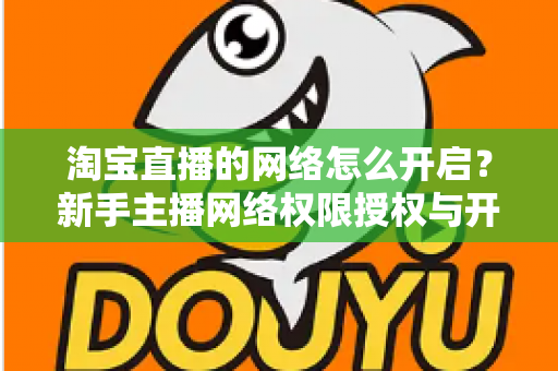 淘宝直播的网络怎么开启？新手主播网络权限授权与开播环境配置全流程指南
