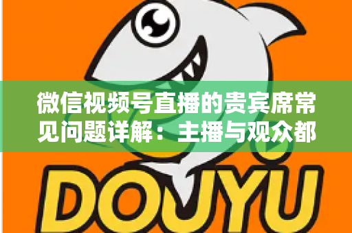 微信视频号直播的贵宾席常见问题详解：主播与观众都需要的实用运营指南