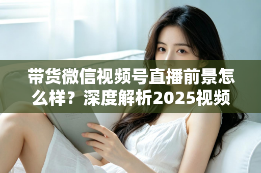 带货微信视频号直播前景怎么样？深度解析2025视频号直播带货的趋势、机遇与入局指南