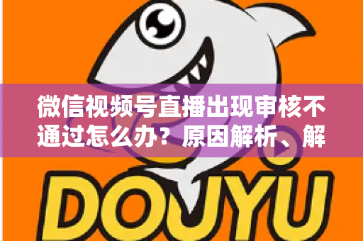 微信视频号直播出现审核不通过怎么办？原因解析、解决方法与预防指南一文讲透
