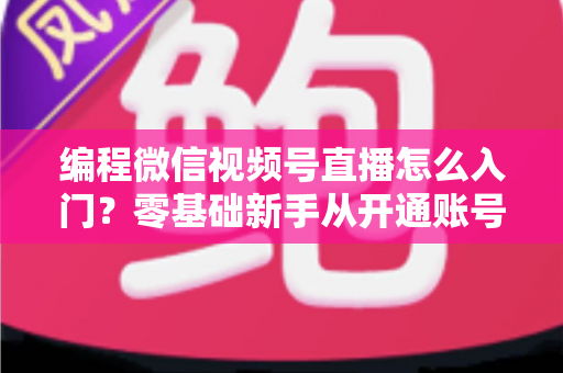 编程微信视频号直播怎么入门?零基础新手从开通账号到成功开播的完整实战指南 编程微信视频号直播怎么入门?零基础新手从开通账号到成功开播的完整实战指南