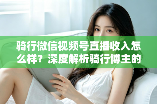 骑行微信视频号直播收入怎么样？深度解析骑行博主的赚钱潜力与变现路径