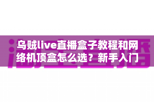 乌贼live直播盒子教程和网络机顶盒怎么选?新手入门与选购避坑全攻略 乌贼live直播盒子教程和网络机顶盒怎么选?新手入门与选购避坑全攻略