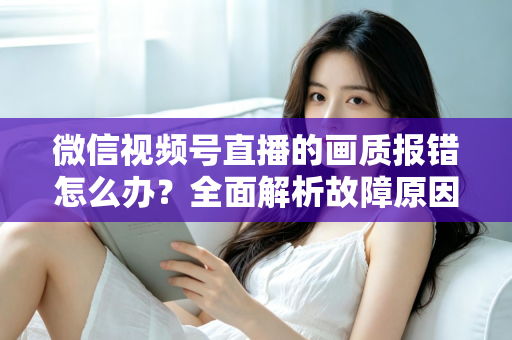 微信视频号直播的画质报错怎么办？全面解析故障原因与高效解决方案