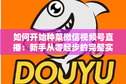 如何开始种菜微信视频号直播：新手从零起步的完整实战指南