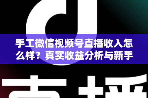 手工微信视频号直播收入怎么样?真实收益分析与新手赚钱实操指南 手工微信视频号直播收入怎么样?真实收益分析与新手赚钱实操指南
