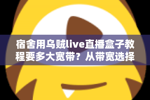 宿舍用乌贼live直播盒子教程要多大宽带？从带宽选择到安装设置的一站式实用指南