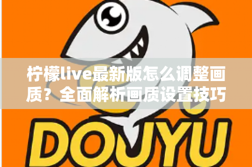 柠檬live最新版怎么调整画质？全面解析画质设置技巧与常见问题