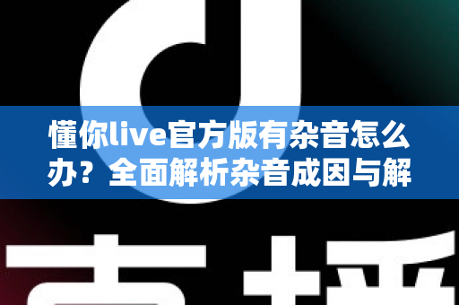 懂你live官方版有杂音怎么办？全面解析杂音成因与解决方法，助你快速恢复高清音质